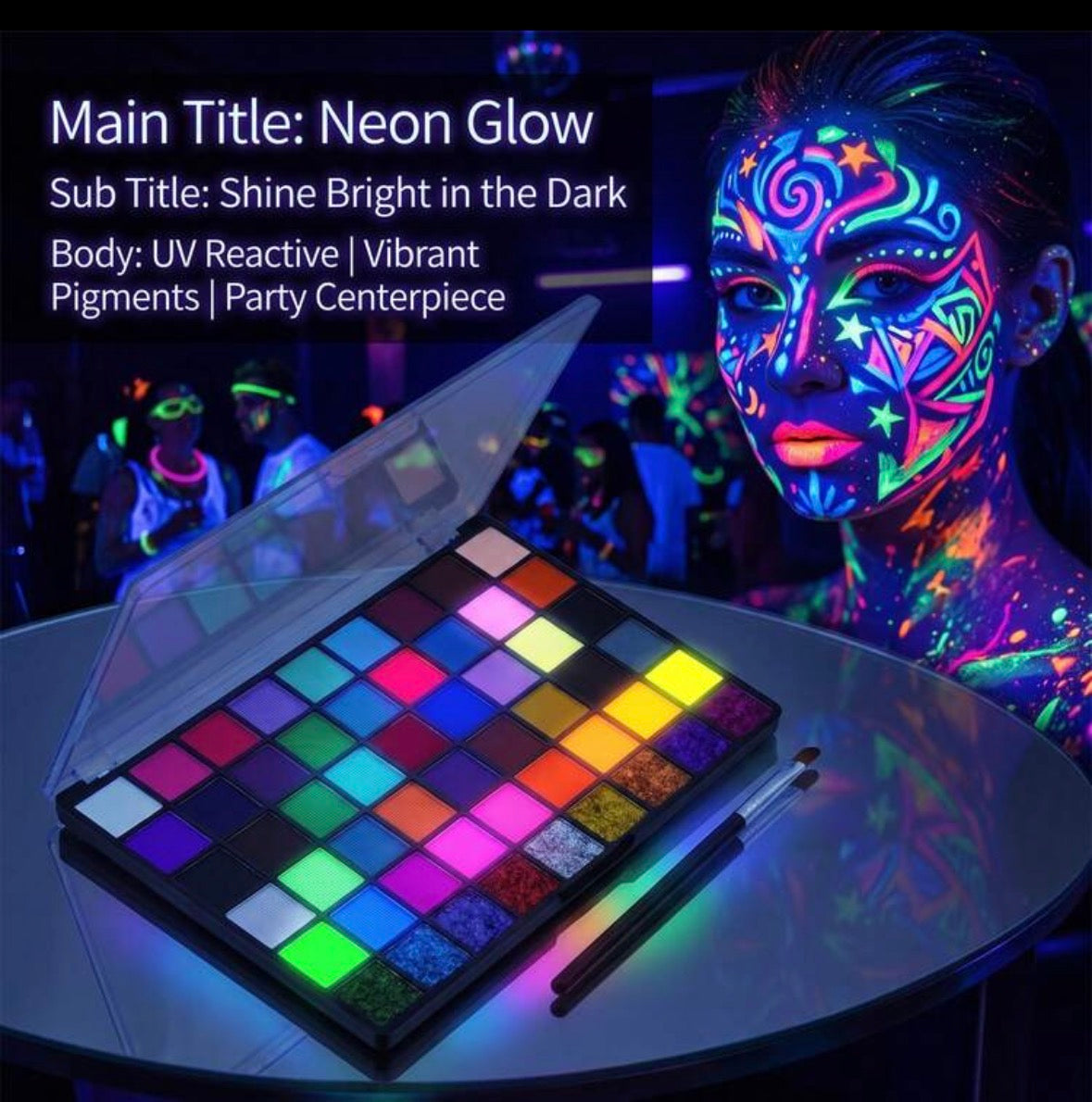 Face paintings - 54 colors palette